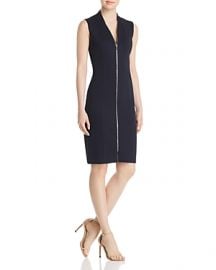 Elie Tahari Verdie Zip-Front Dress at Bloomingdales